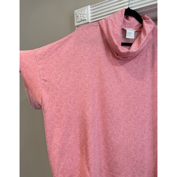 Softies Dream JerseyCowl Neck Lounge Set Peach Sz L/XL Quiet Luxury Athleisure - Picture 4 of 14